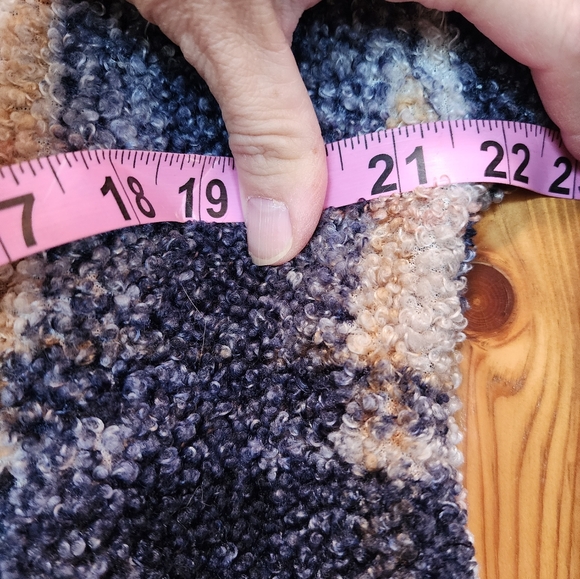 Cuddl Duds Curly Sherpa Half Zip Plaid Jacket, Size S - Picture 6 of 7